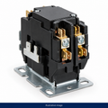 Generic HVAC contactor illustration; actual pole configuration and product appearance may vary.